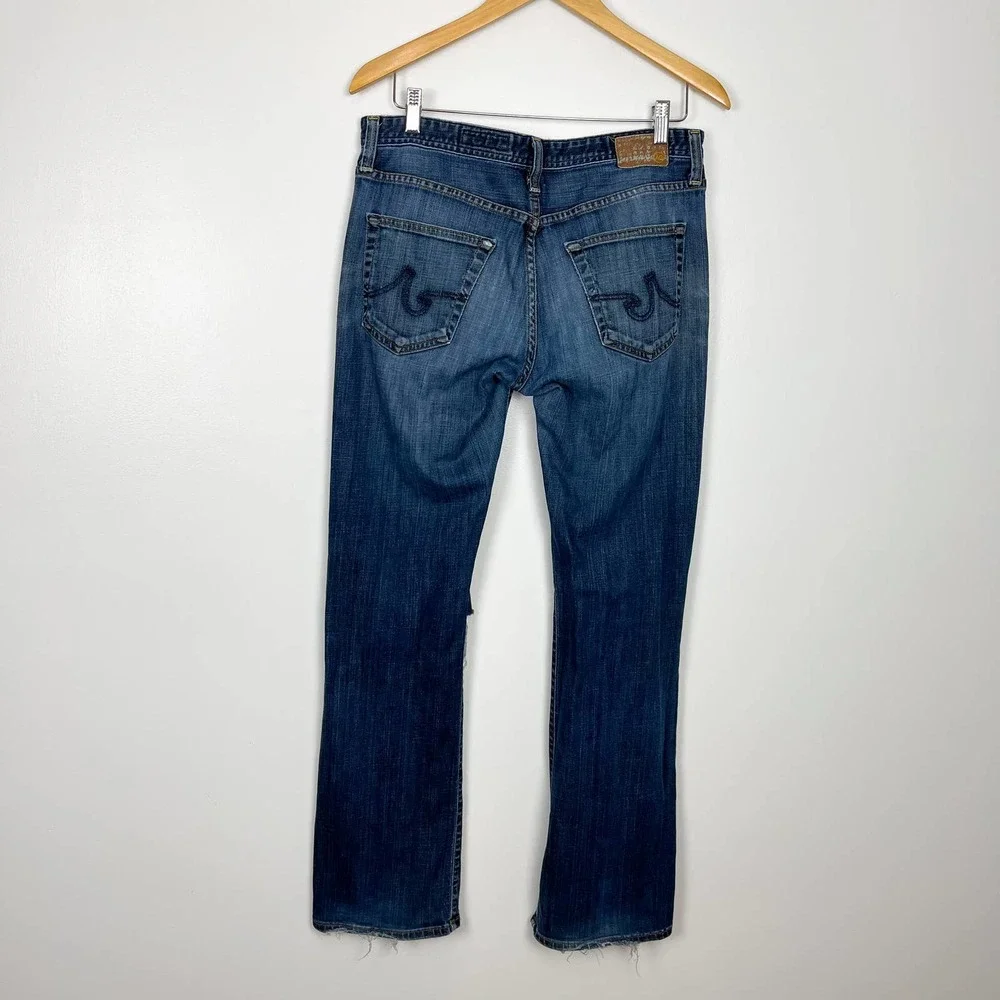 Adriano Goldschmied The Protege Straight Leg Distressed Jeans Size 32 x 32 - Picture 5 of 9